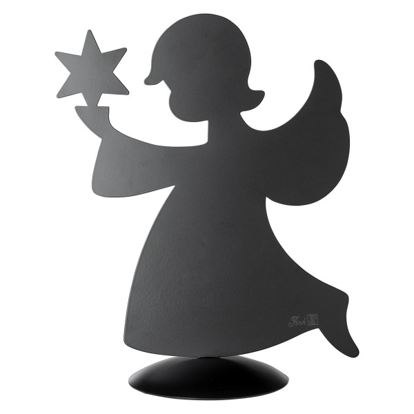 Fink Engel Deko-Figur 9 x 5 x 10 cm schwarz zum Aufstellen Weihachten & Advent - Art.-Nr. 151183