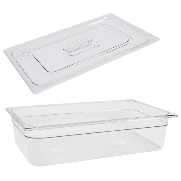 Schneider PC GN-Behälter 1/1 mit Deckel 10 cm tiefer Gastronorm Speisenbehälter