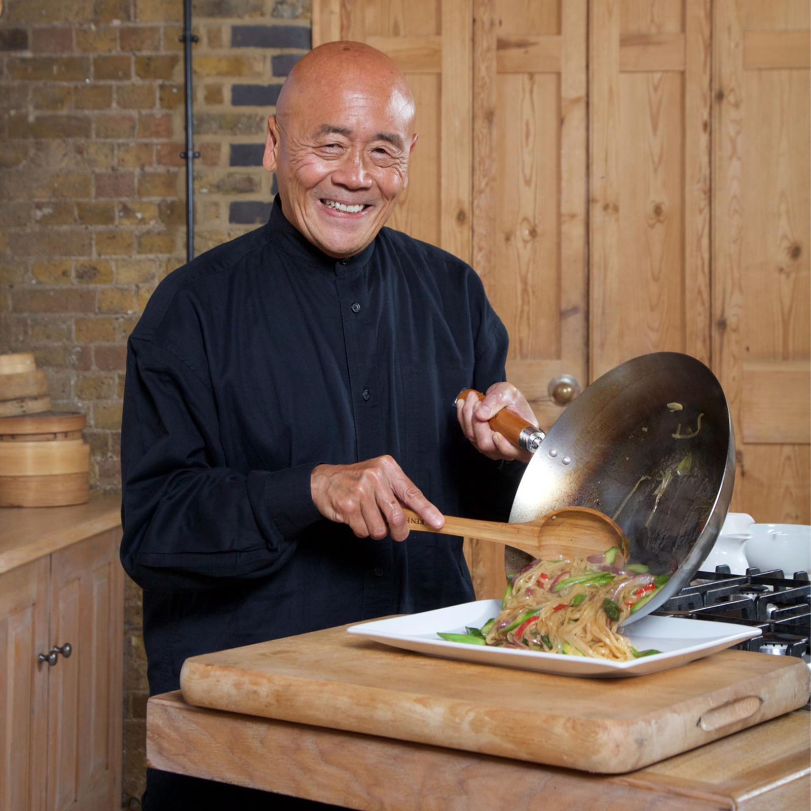 Ken Hom 10-tlg. Wok Set 31 cm Karbonstahl unbeschichtet ohne Induktion |  MM-ComSale