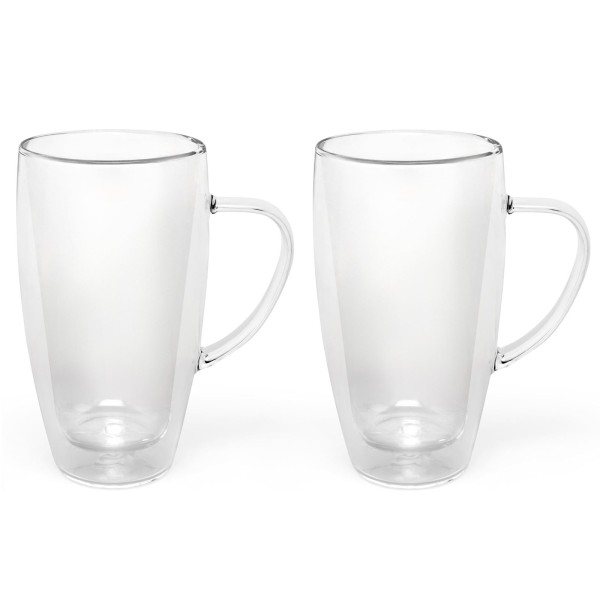doppelwandige Tee Kaffee Gläser Set 320 ml 2-teilig