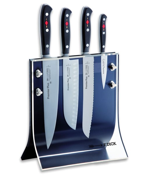 Dick 8804011 Premier Plus Messerblock Acryl 4 Knives, 4-teilig