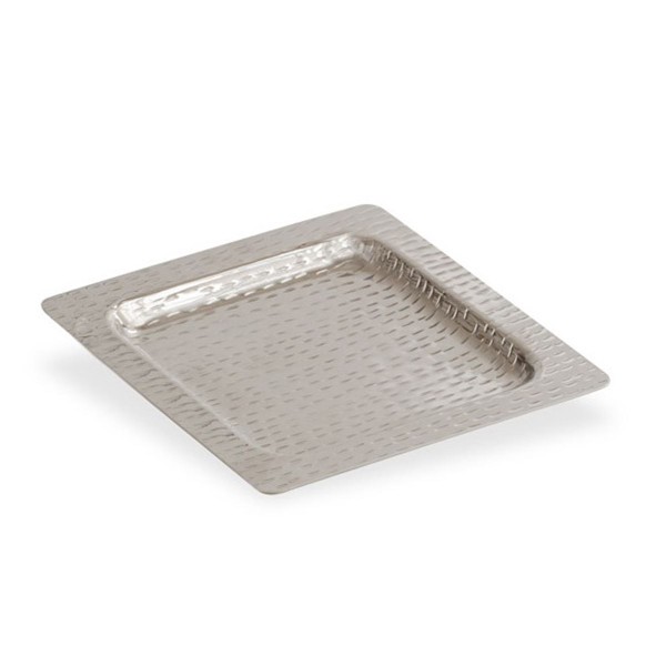 H.Bauer jun. Tablett 20 x 20 cm - Art.-Nr. 6048alu kleines vernickeltes