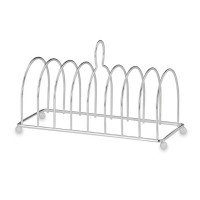 versilberter Toast Ständer für 8 Brotscheiben 22 cm lang - Art.-Nr. 6324ver versilberter Toast Ständer für 8 Brotscheiben 22 cm lang - Art.-Nr. 6324ver