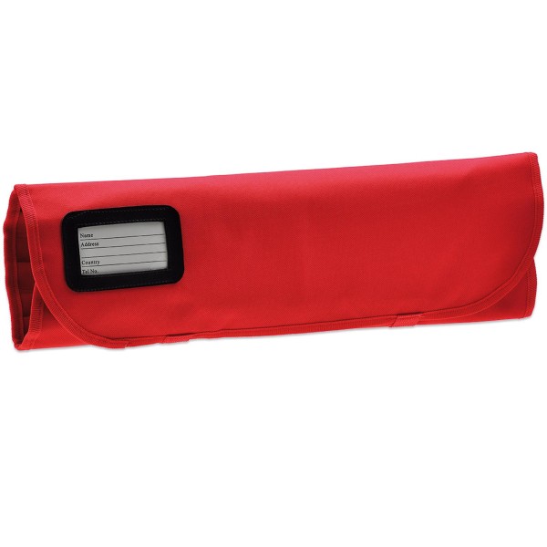 Giesser rote Kochtasche unbestückte Rolltasche für bis zu 7 Messer - Art.-Nr. 8296 l