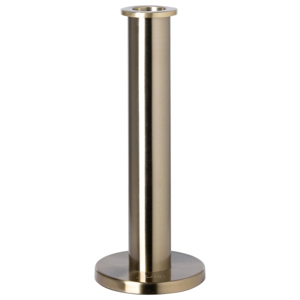 Fink eleganter Kerzenleuchter 24 cm für Stabkerzen goldfarbener Kerzenhalter - Art.-Nr. 140267