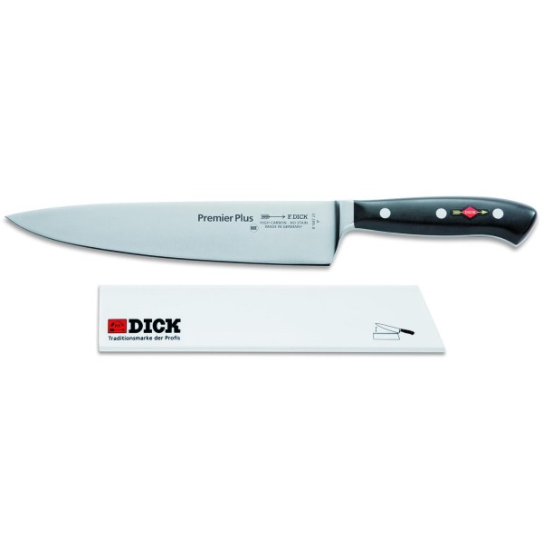 Dick Premier Plus großes geschmiedetes Kochmesser 23 cm Schneide & Klingenschutz