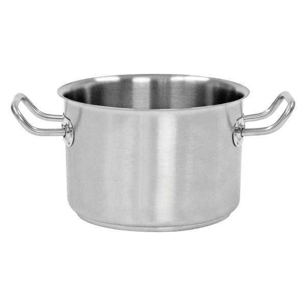 Schneider Gastro Fleischtopf 6,6 Liter 18/10 Edelstahl Induktionstopf Ø 24 cm mit Sandwichboden
