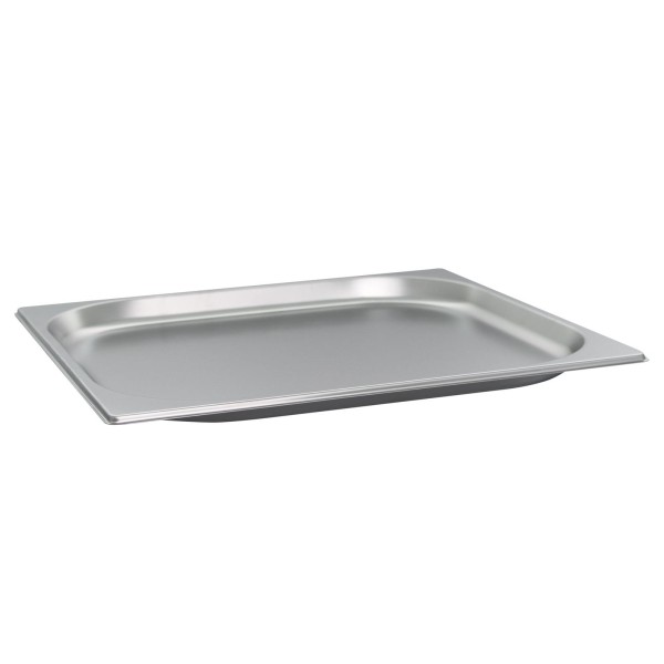 Schneider Gastronorm-Behälter GN 2/3 Edelstahl ungelocht & stapelbar 2 cm tief