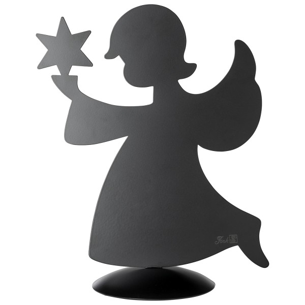 Fink Engel Deko-Figur 13 x 7 x 15 cm schwarz zum Aufstellen Weihachten & Advent - Art.-Nr. 151184