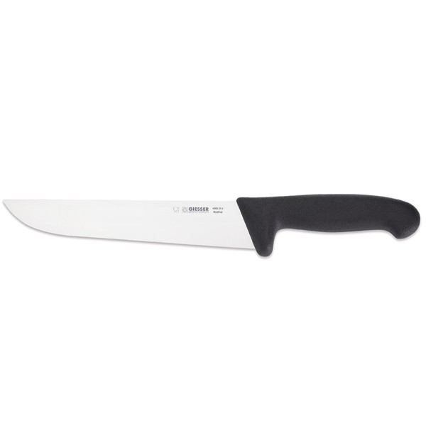 Giesser langes Schlachtmesser 21 cm mit starker breiter Messerklinge schwarz - Art.-Nr. 4005 21