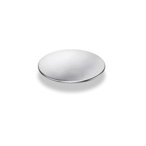 runde Edelstahl Ablauf-Abdeckung für Siebkorbventile der Größe Ø 92 mm bei Küchenspülen