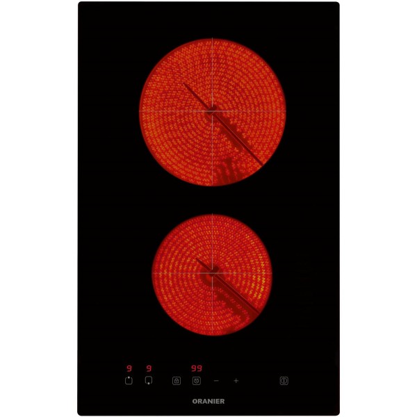 Oranier Domino-Glaskeramik-Kochfeld 30 cm mit Touch Control Bedienung