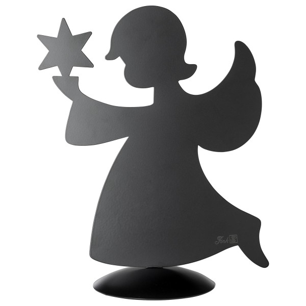 Fink Engel Deko-Figur 18 x 9 x 20 cm schwarz zum Aufstellen Weihachten & Advent - Art.-Nr. 151185