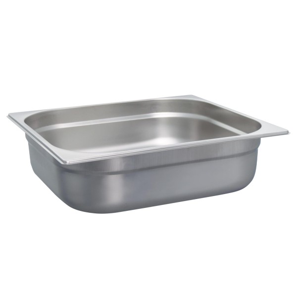 Schneider Gastronorm-Behälter GN 2/3 Edelstahl ungelocht & stapelbar 10 cm tief