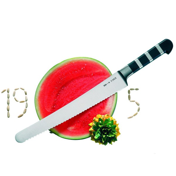 Dick 8195126 1905 Universalmesser Wellenschliff schwarz 26 cm - Bild 1