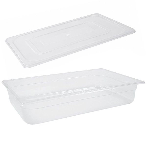 Schneider PP GN-Behälter 1/1 mit Deckel 10 cm tiefer Gastronorm Speisenbehälter