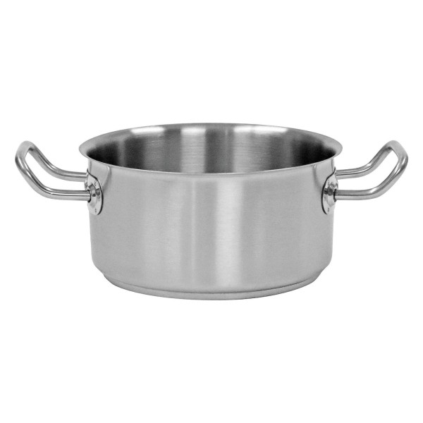 Schneider Gastro Bratentopf 2,7 Liter 18/10 Edelstahl Induktionstopf Ø 20 cm mit Sandwichboden