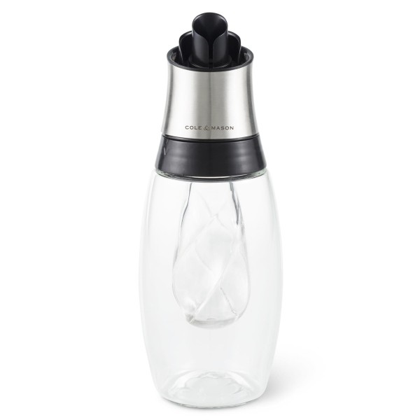 Cole & Mason 2in1 Kombi Öl- und Essig Ausgießer 23 cm Dosierer aus Glas